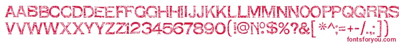 ShnixgunRegular Font – Red Fonts