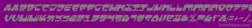Lovev2ci Font – Gray Fonts on Purple Background