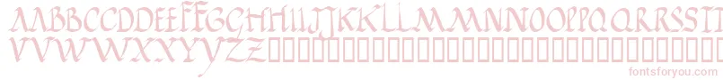 Jgjrr Font – Pink Fonts on White Background