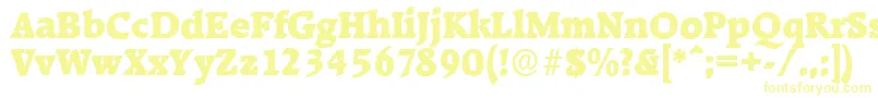 RaleighserialBlackRegular Font – Yellow Fonts