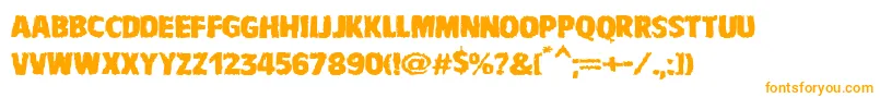 Подробнее о шрифте VtcbadnauseaRegular Шрифт VtcbadnauseaRegular – оранжевые шрифты на белом фоне