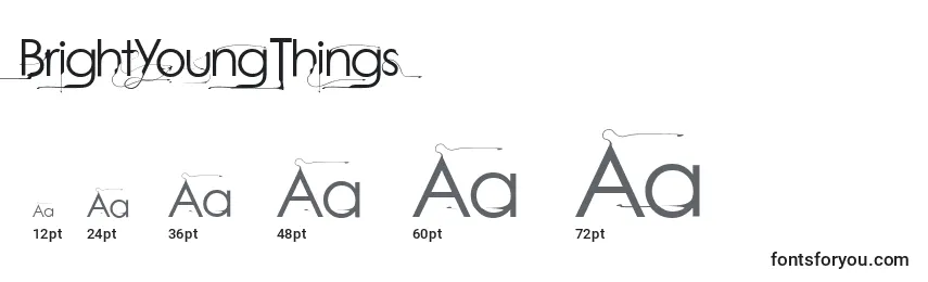 BrightYoungThings Font Sizes
