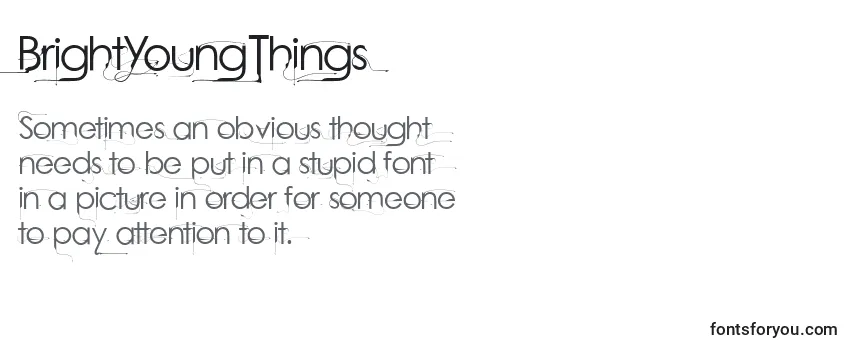 BrightYoungThings Font