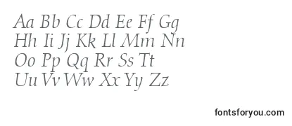 DiotimaLtItalic Font
