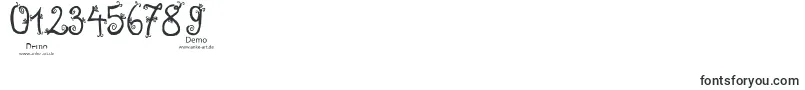 Czcionka FirlefanzDemo – czcionki dla cyfr i liczb