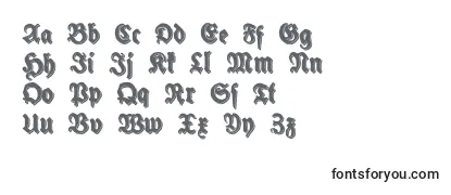 Review of the SchneidlerHalbFetteShadowFree Font