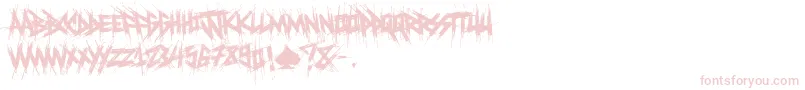 ElfontDestroy-fontti – vaaleanpunaiset fontit