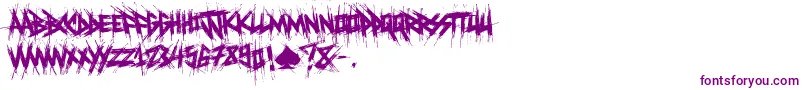ElfontDestroy-Schriftart – Violette Schriften