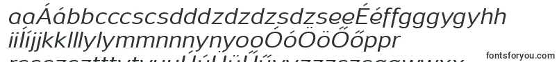 SavileMediumitalic-fontti – unkarilaiset fontit
