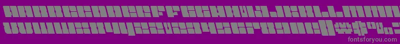 fuente Starnurseryleft – Fuentes Grises Sobre Fondo Morado