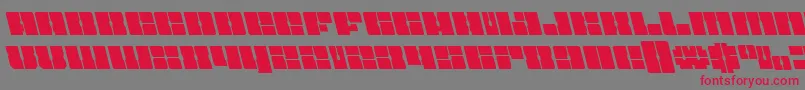 Starnurseryleft Font – Red Fonts on Gray Background