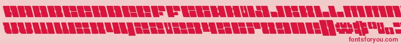 Starnurseryleft Font – Red Fonts on Pink Background