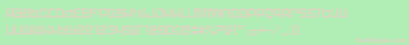 Шрифт Astri – розовые шрифты на зелёном фоне