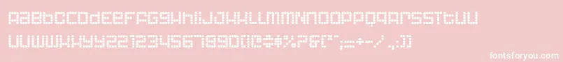 Шрифт Astri – белые шрифты на розовом фоне