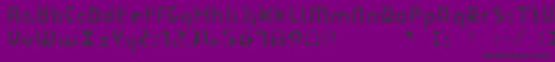 LinotypedotRegular Font – Black Fonts on Purple Background