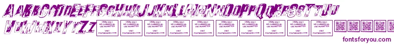 SonsofnoahItalic Font – Purple Fonts on White Background