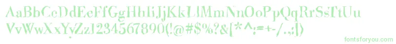 Brandomi Font – Green Fonts on White Background