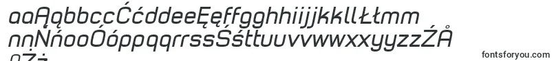 TypoStyleItalicDemo Font – Polish Fonts