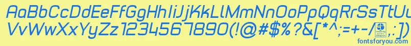 Más sobre la fuente TypoStyleItalicDemo fuente TypoStyleItalicDemo – Fuentes Azules Sobre Fondo Amarillo