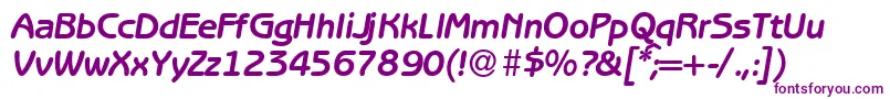 B691SansBolditalic Font – Purple Fonts