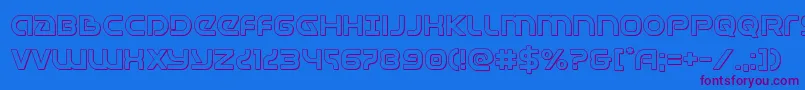 More about Universaljack3D Font Universaljack3D Font – Purple Fonts on Blue Background