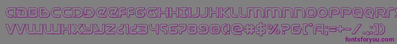 Universaljack3D Font – Purple Fonts on Gray Background