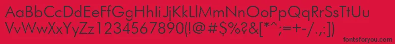 Ft72Cyrillic Font – Black Fonts on Red Background