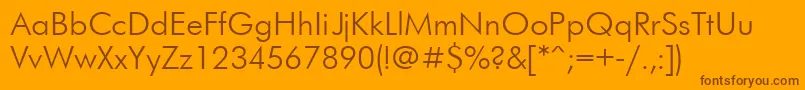 fuente Ft72Cyrillic – Fuentes Marrones Sobre Fondo Naranja