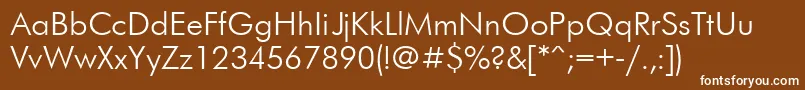 Шрифт Ft72Cyrillic – белые шрифты на коричневом фоне