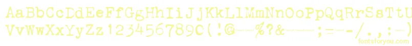 Corona3Typewriter Font – Yellow Fonts