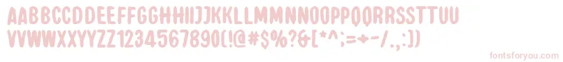 ElCamino Font – Pink Fonts on White Background