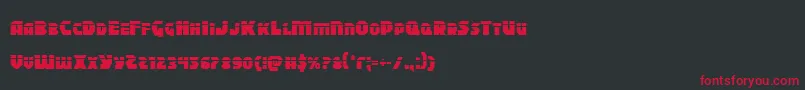 Blitzstrikelaser Font – Red Fonts on Black Background