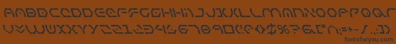 Шрифт ZetaSentryBoldLeftalic – чёрные шрифты на коричневом фоне