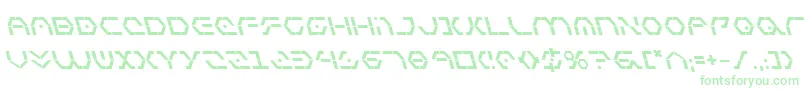 ZetaSentryBoldLeftalic Font – Green Fonts on White Background