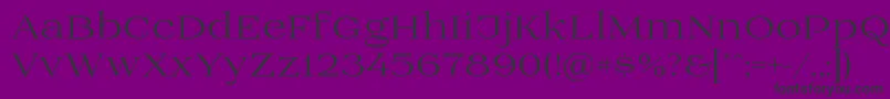 Шрифт Prida01 – чёрные шрифты на фиолетовом фоне