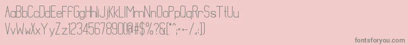 MathematicalBold Font – Gray Fonts on Pink Background