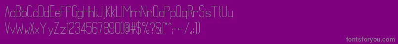 MathematicalBold Font – Gray Fonts on Purple Background
