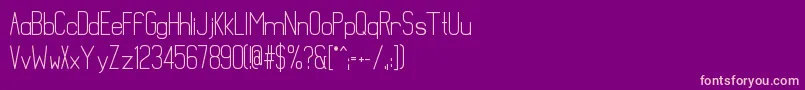 MathematicalBold Font – Pink Fonts on Purple Background