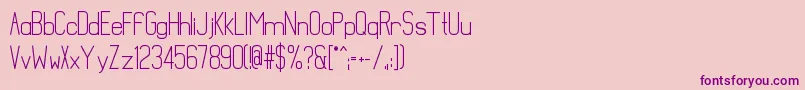 MathematicalBold Font – Purple Fonts on Pink Background
