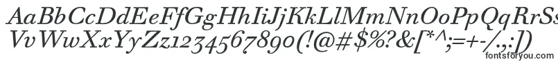 WalbaumTextProItalic Font – Fonts Starting with W