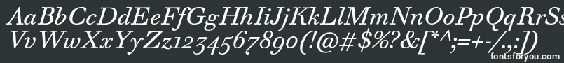 WalbaumTextProItalic Font – White Fonts