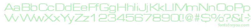 MicrogramRegularDb Font – Green Fonts on White Background