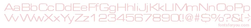 MicrogramRegularDb Font – Pink Fonts on White Background