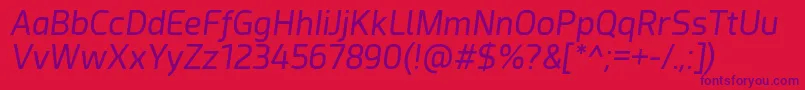 More about AcephimereItalic Font AcephimereItalic Font – Purple Fonts on Red Background