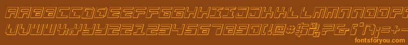 More about Phaserbank3Di Font Phaserbank3Di Font – Orange Fonts on Brown Background