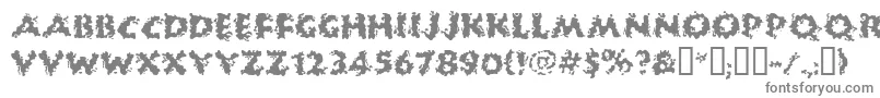 Шрифт Huckb – серые шрифты