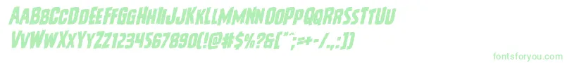 Vicioushungerrotal Font – Green Fonts on White Background