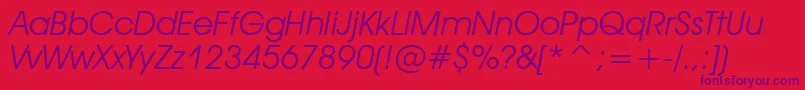 Tt0155m Font – Purple Fonts on Red Background