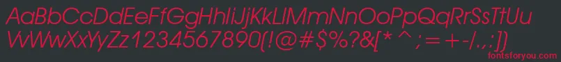 Tt0155m Font – Red Fonts on Black Background