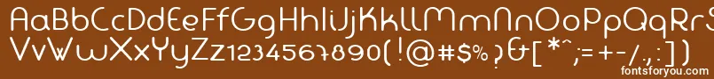 FabadaRegularフォントについての詳細 フォントFabadaRegular – 茶色の背景に白い文字
